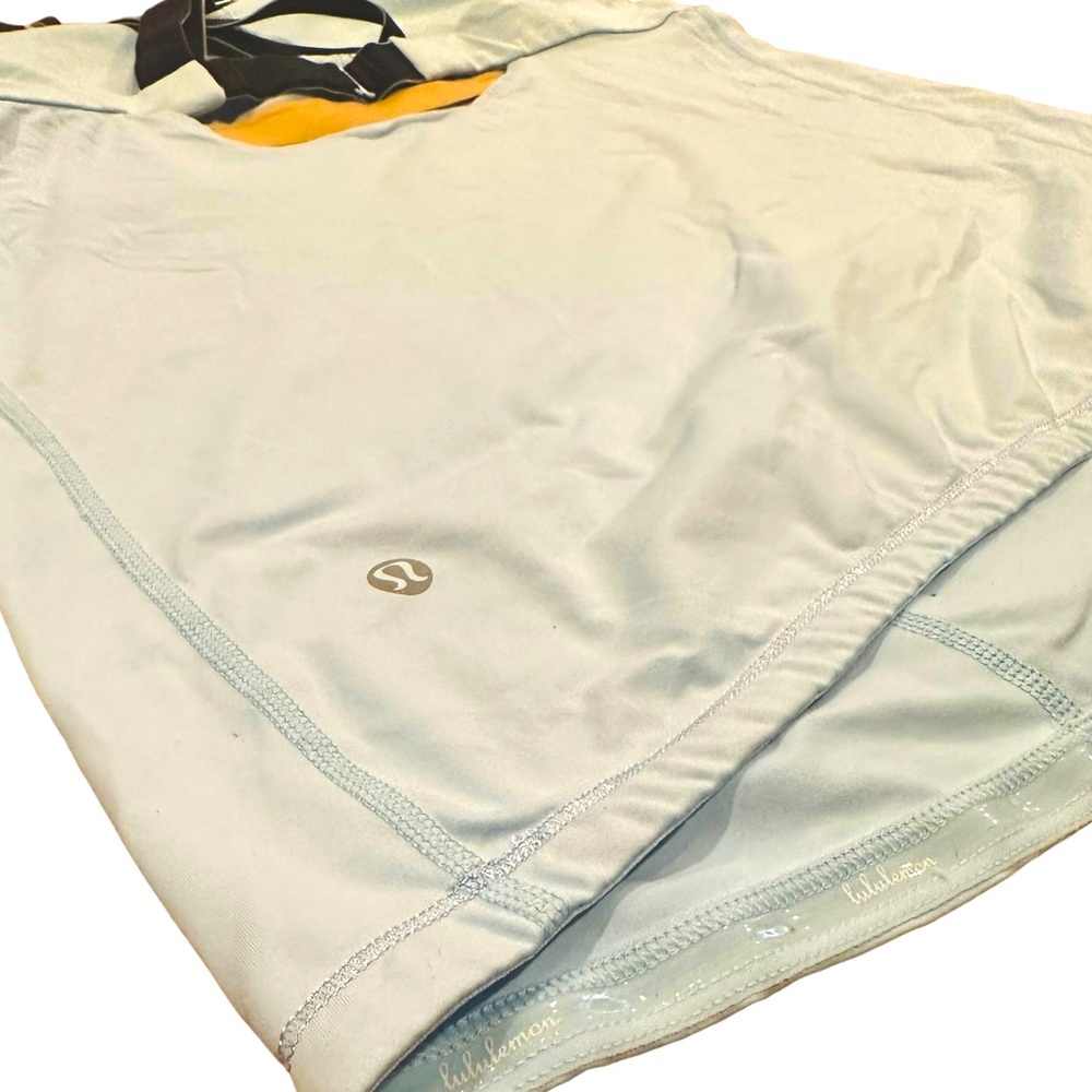 Lululemon Tank Light Blue with Black Adjustable Straps